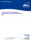 Response to consultation on Climate Change Bill Scotland