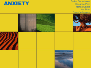 anxiety - Science Mission