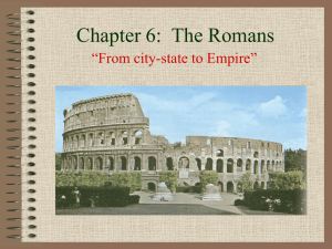Chapter 6: The Romans