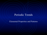 Periodic Trends