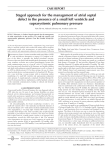 Staged approach for the management of atrial septal defect in the