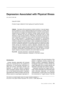 Depression Associated with Physical Illness