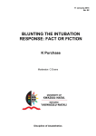 blunting the intubation response: fact or fiction