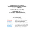 Proposed Revisions to 19 TAC Chapter 113, Texas Essential