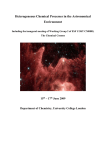 Heterogeneous Chemical Processes in the Astronomical