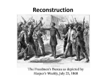 Reconstruction Notes - Madison County Schools