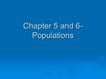 Populations - Mr. B`s Science Page