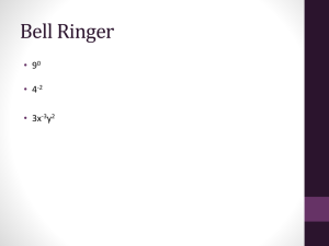 Scientific Notation