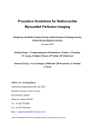 Procedure Guidelines for Radionuclide Myocardial