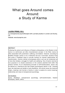 What goes Around comes Around: a Study of Karma