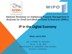 IP in the Digital Economy Tehran, June 9, 2015