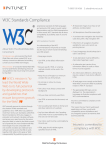 W3C Standards Compliance