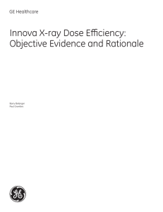 Innova X-ray Dose Efficiency: Objective Evidence