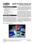 ispPAC20 System Design Kit Data Sheet