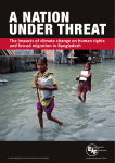 The impacts of climate change on human rights and forced migration