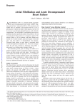 Atrial Fibrillation and Acute Decompensated Heart Failure