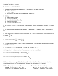 Graphing Test Review Answers