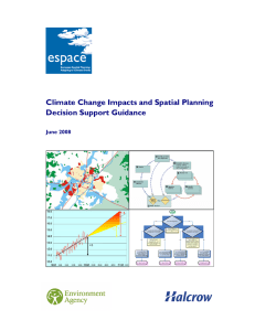 Climate Change Impacts and Spatial Planning Decision Support