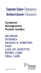 Pocket Guide - Cancer Care Ontario