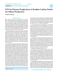 ICD for Primary Prophylaxis of Sudden Cardiac Death: An Indian