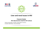 Management of hepatic and renal dysfunction in patients on ARV