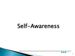Self Awareness Powerpoint presentation