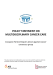 policy statement on multidisciplinary cancer care