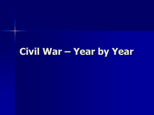 Civil War – Year by Year
