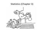 Chapter 3-Statisics