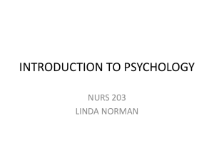 introduction to psychology