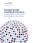 Energizing High Yield Bond Investors