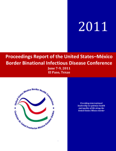 Proceedings Report of the United States–México Border Binational
