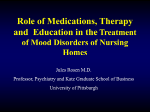 Role of Medications, Therapy and Education in the Treatment of