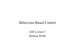 Behaviour-Based Control