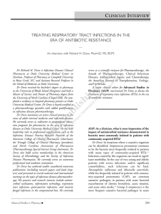 Treating Respiratory Tract Infections In The Era Of Antibiotic