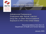 Antiretroviral Postexposure Prophylaxis After Sexual, Injection