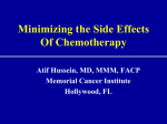 Minimizing side effects of chemotherapy