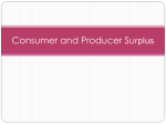 Consumer and Producer Surplus