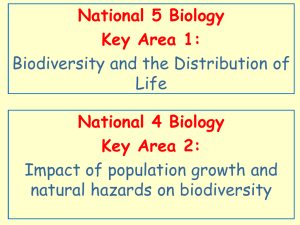 1.-Biodiversity - Lesmahagow High School
