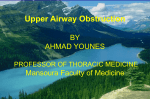 Upper Airway Obstruction