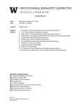 Meeting Minutes Date - Environmental Health and Safety