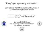 Easy Spin-Symmetry-Adaptation. Exploiting the Clifford