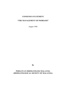 consensus statement - Academy of Medicine of Malaysia