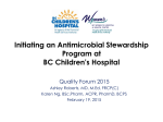 Initiating an Antimicrobial Stewardship Program at British