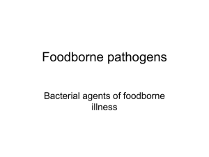 Foodborne pathogens