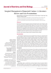 Surgical Management of Impacted Canines