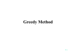chap 4 Greedy methods