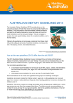 australian dietary guidelines 2013