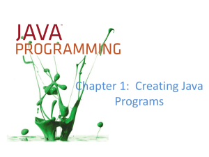 Java applications