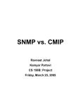 SNMP vs CMIP